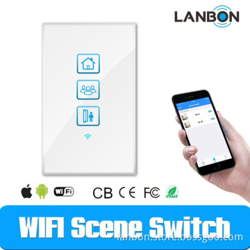 2016 smart touch switch wifi scene switch for home /office/ hotel